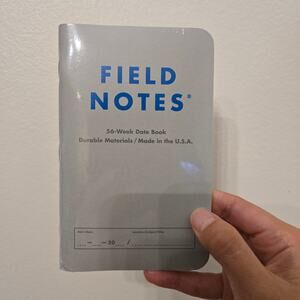 New Sealed Field Notes Quarterly Limited Edition 2 Pack Ledger and Date Log Book